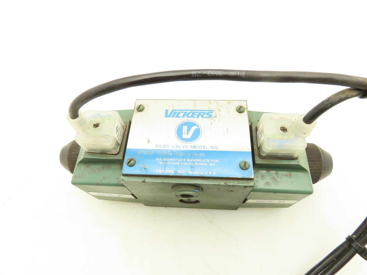 Vickers DG4S4-012C-U-B-60 Hydraulic Directional Control Solenoid Valve 120V