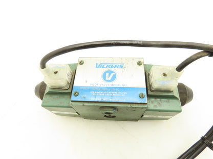 Vickers DG4S4-012C-U-B-60 Hydraulic Directional Control Solenoid Valve 120V