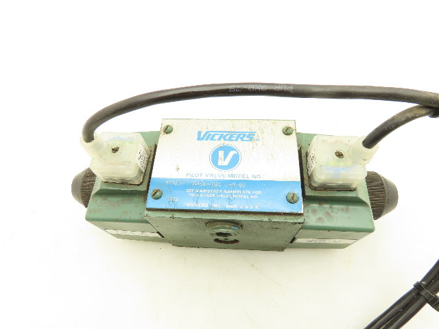 Vickers DG4S4-012C-U-B-60 Hydraulic Directional Control Solenoid Valve 120V