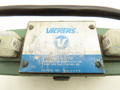 Vickers DG4S4-012C-U-B-60 Hydraulic Directional Control Solenoid Valve 120V