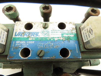 Vickers DG5S-8-6C-T-M-U-B5-30 Hydraulic Directional Control Solenoid Valve 120V