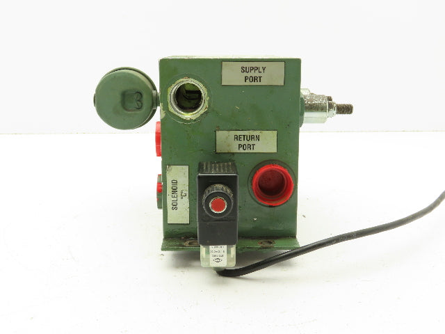 Sun Hydraulics H4251-01 Aluminum Manifold Block for D05 Directional Valves