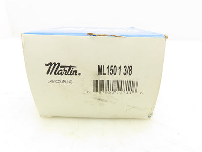 Martin ML 150 1 3/8 Jaw Coupling Hub Straight Jaw 1.375" Bore Finished Steel Lot Of 2