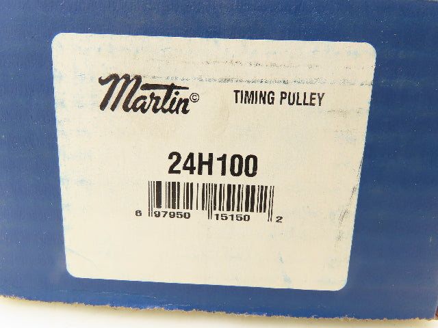 Martin 24H100 Bushing Bore Timing Belt Pulley 24T 3/4"Bore 1" Belt Width