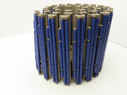 Habasit C0882 TableTop Chain Roller Top Accumulating Conveyor Belt 10"x 5'