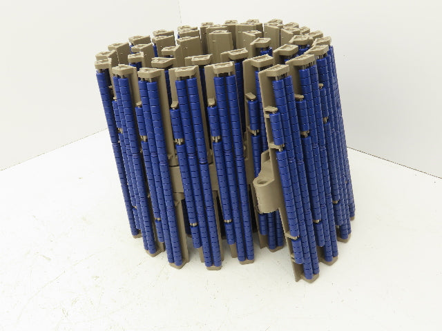 Habasit C0882 TableTop Chain Roller Top Accumulating Conveyor Belt 10"x 5'