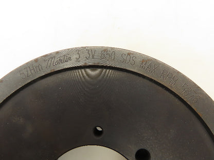 Martin 33V650SDS QD Sheave Bushed Bore 3 Groove 3V Belt 6.45"Pitch 6.5"OD