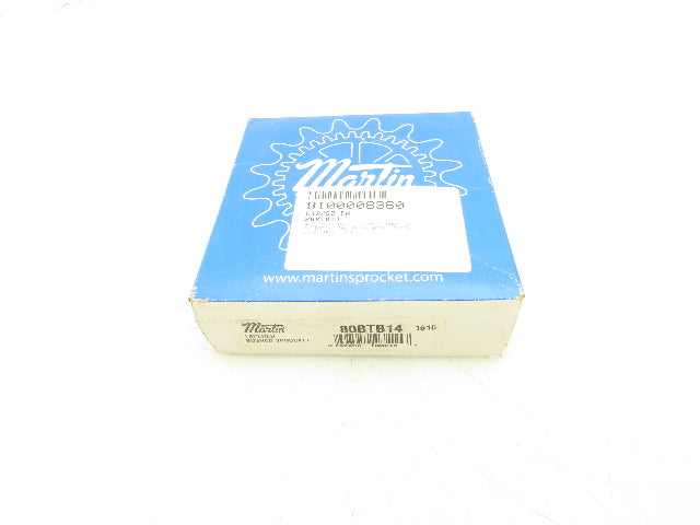 Martin 80BTB14 Taper Bushed Sprocket # 80 Single Row 14T 2-1/4" Bore 1" Pitch