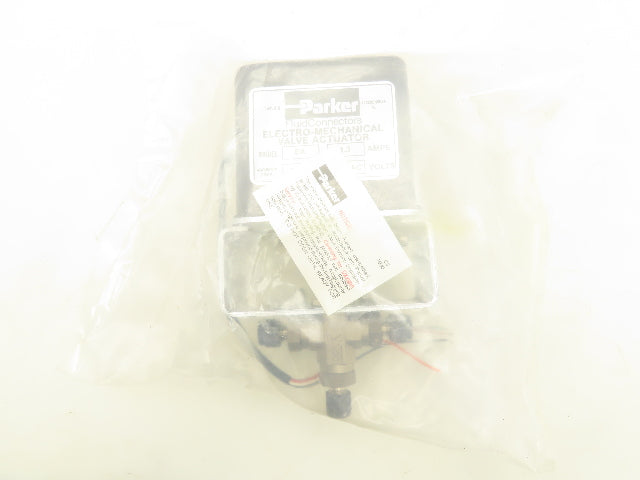 Parker 4Z-B6XJ-M-EA-C3 Electro-Mechanical Actuator 3-Way 1/4" Tube Ball Valve