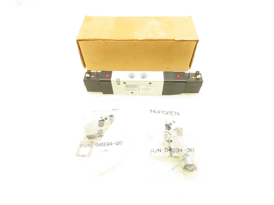 Norgren V61R711AA313JH Pneumatic Double Solenoid Valve 5/3 Pos 1/4" NPT 24VDC