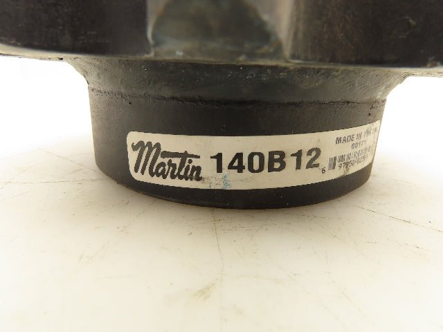 Martin 140B12 Sprocket # 140 12T B Hub 1-1/2" Bore Non Hardened Teeth