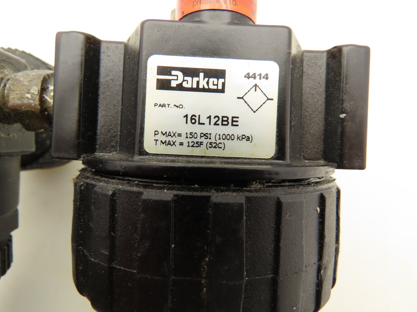 Parker 16L12BE/06F22AC Compressed Air Line Filter Regulator Lubricator 3pc Combo