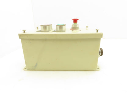 Hoffman 5 Pushbutton Operator Control Station Enclosure Micro Switch PWP On/Off