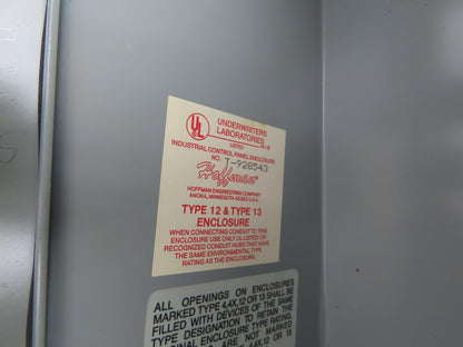 Hoffman 5 Pushbutton Operator Control Station Enclosure Micro Switch PWP On/Off