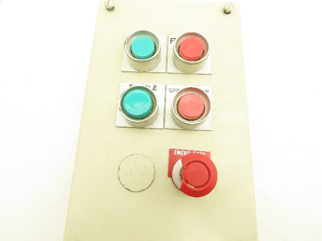 Hoffman 5 Pushbutton Operator Control Station Enclosure Micro Switch PWP On/Off