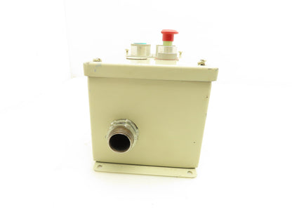 Hoffman 5 Pushbutton Operator Control Station Enclosure Micro Switch PWP On/Off