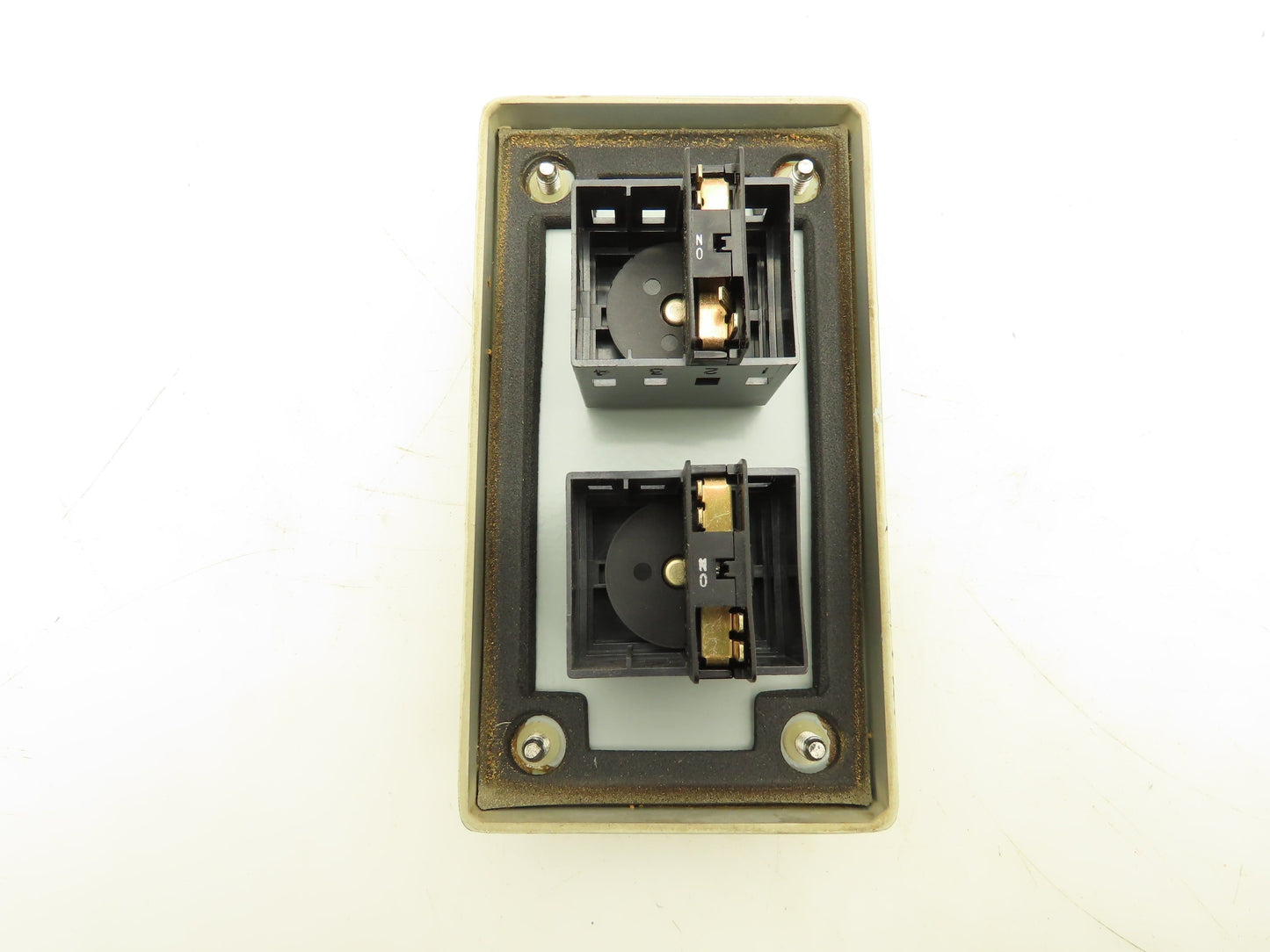 Hoffman 2 Pushbutton Control Station Enclosure Micro Switch PWP12  Lot of 2