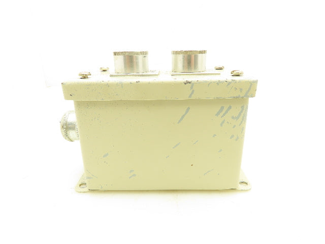 Hoffman 2 Pushbutton Control Station Enclosure Micro Switch PWP12  Lot of 2