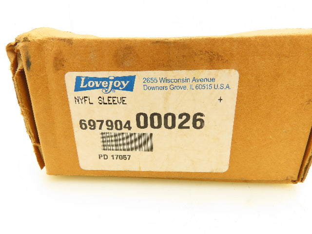 Lovejoy 69790400026 Nyflex Gear Coupling Sleeve 3-3/4"OD 1-5/8"Max Bore