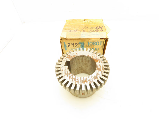 Falk 1080T Grid Steelflex Coupling Hub 2.9550" Bore 3-1/2" Through Bore Steel