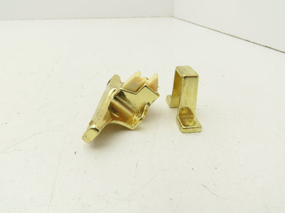 Vintage RV Cabinet Door Catch Gold 3/4" Strike Lot of 5