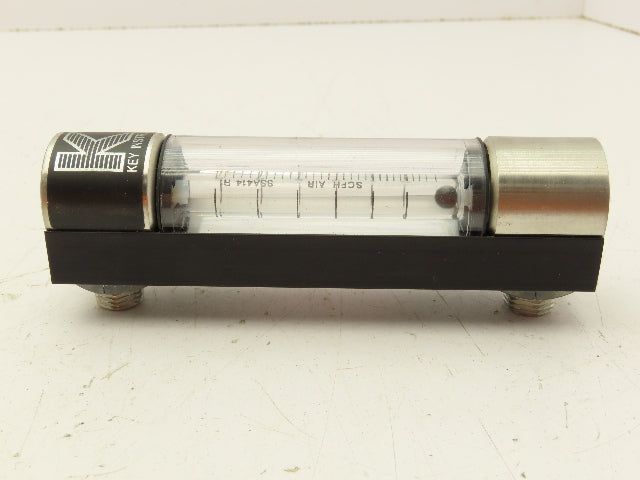 Key Instruments GD60710AFSNV Glass Tube Flow Meter 200° Max Flow 180° View