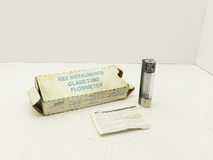 Key Instruments GD60710AFSNV Glass Tube Flow Meter 200° Max Flow 180° View