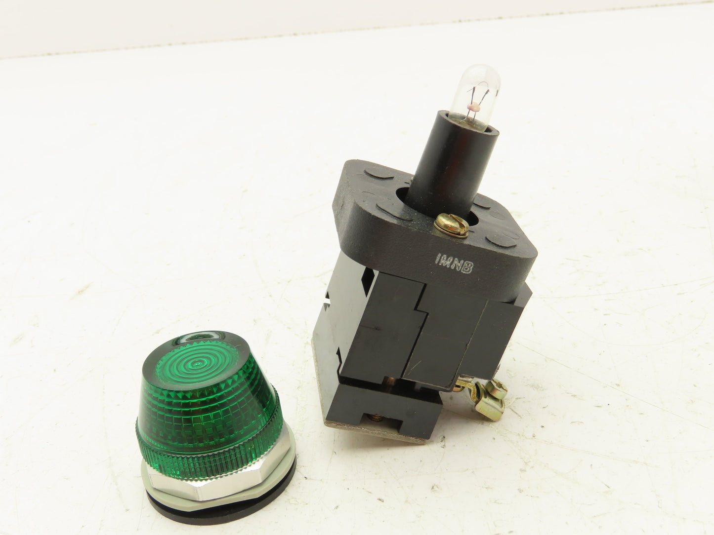 Allen-Bradley 800H-PK16 Pilot Light Green 120VAC Series B Lot Of 2