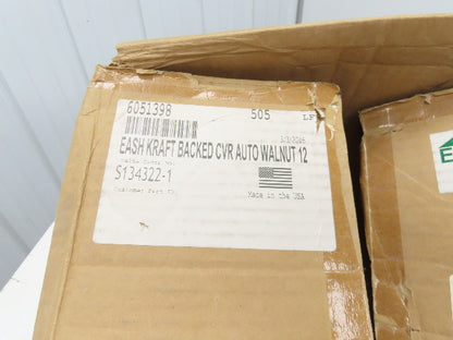 Edgemate 6051398 Walnut Veneer 12" Wide Eash Kraft Backed CVR Auto 350' Long