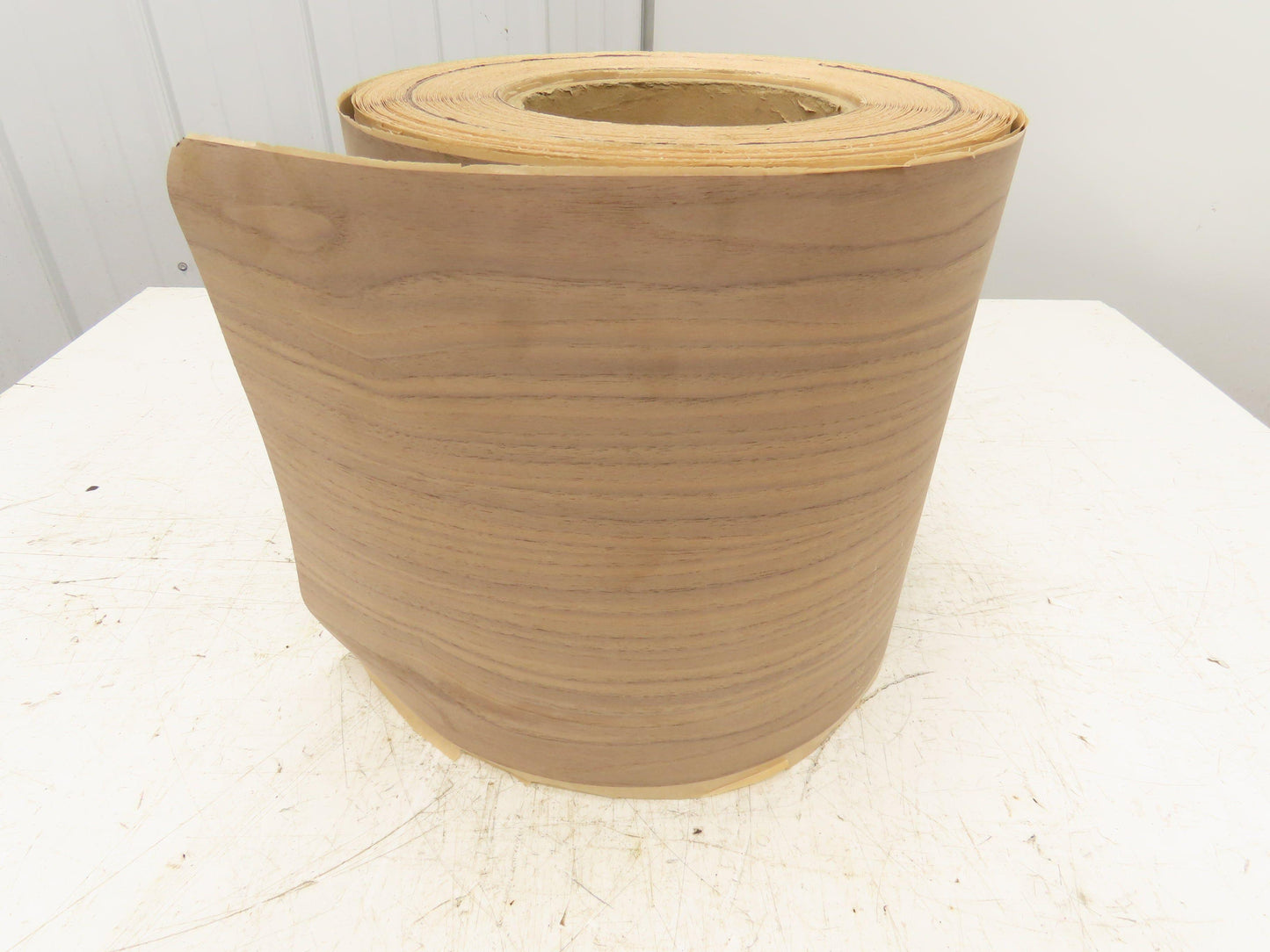 Edgemate 6051398 Walnut Veneer 12" Wide Eash Kraft Backed CVR Auto 350' Long