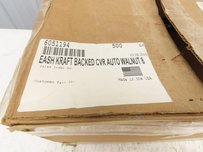 Edgemate 6051194 Walnut Veneer 8" Wide Eash Kraft Backed CVR Auto 400' Long