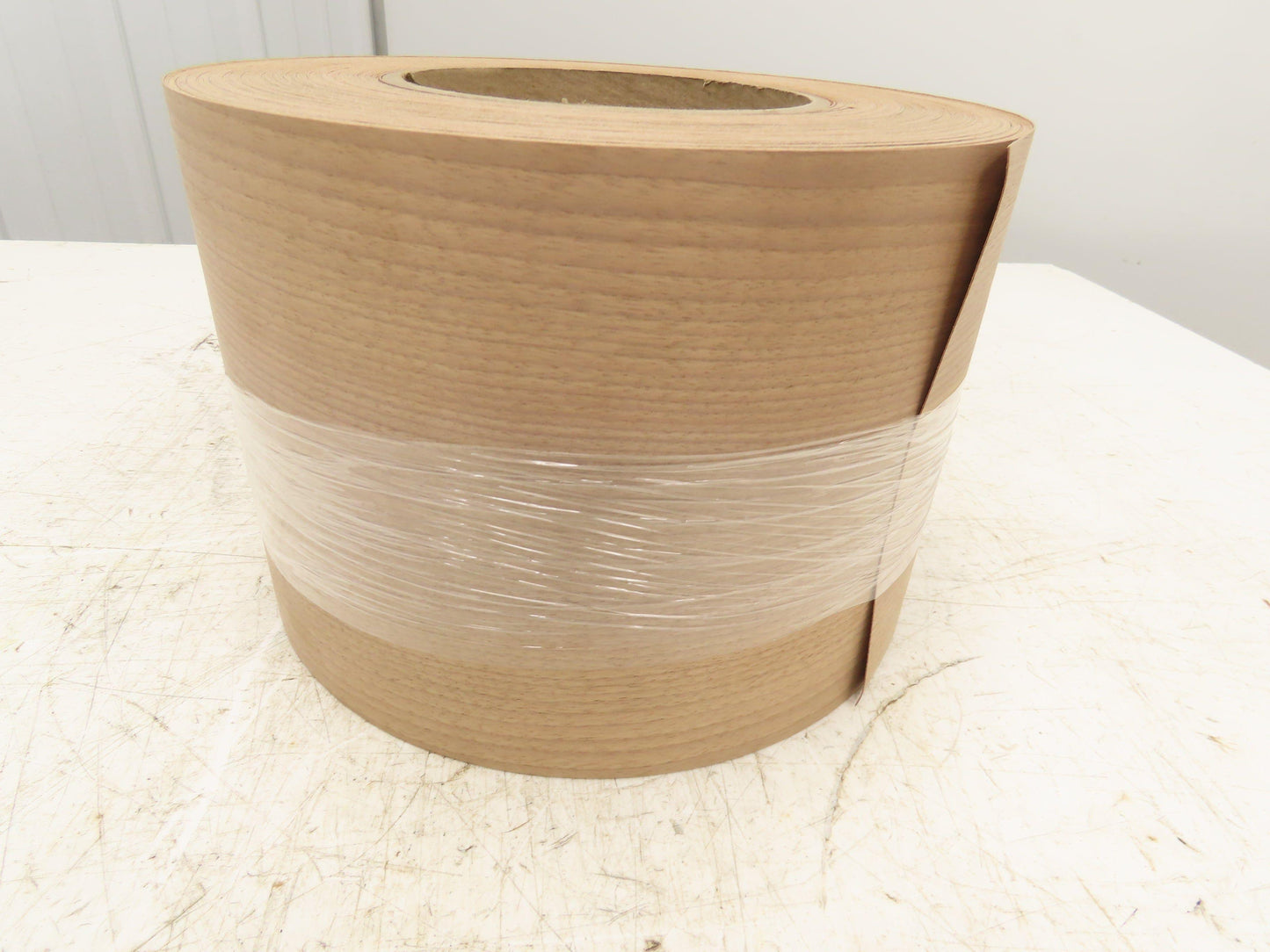Edgemate 6051194 Walnut Veneer 8" Wide Eash Kraft Backed CVR Auto 400' Long