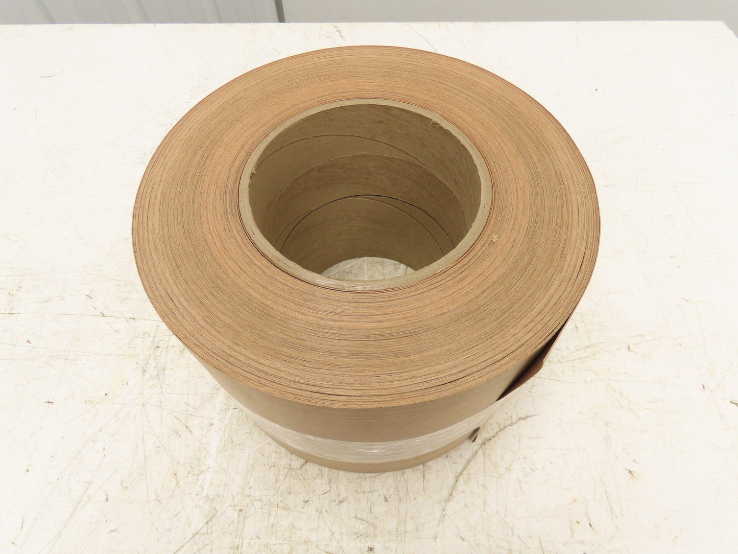 Edgemate 6051194 Walnut Veneer 8" Wide Eash Kraft Backed CVR Auto 400' Long