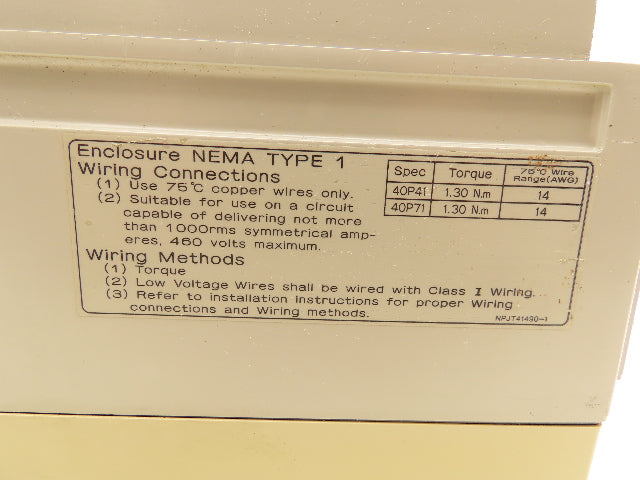 Magnetek DS313 AC Drive 460VAC 2.9A 3 Phase 1HP 1.30 Torque