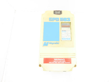 Magnetek DS313 AC Drive 460VAC 2.9A 3 Phase 1HP 1.30 Torque