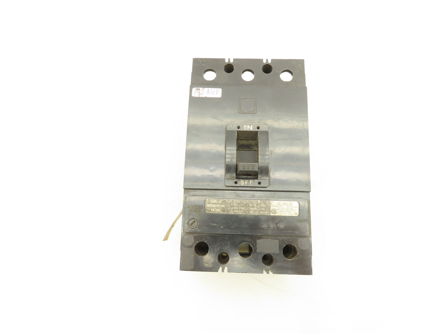 Square D KAL26225 Circuit Breaker 600VAC 225A 2 Pole