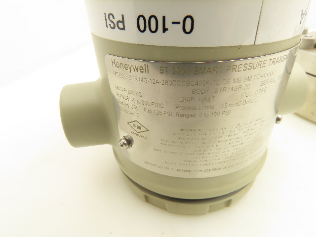 Honeywell ST 3000 Smart Pressure Transmitter 5-500 PSI 1/2" NPT