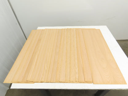 Edgemate Red Oak Wood Veneer 12x36" Edgeband Allwood Sheet 1/32" Lot of 20