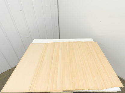 Edgemate Maple Wood Veneer 11x35" Edgeband Allwood Sheet 1/32" Lot of 30