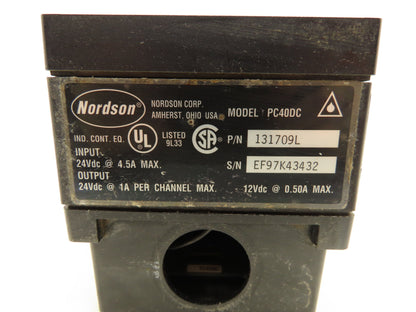 Nordson PC40DC PC40 Pattern Control 250V 5A 24VDC 4.5A