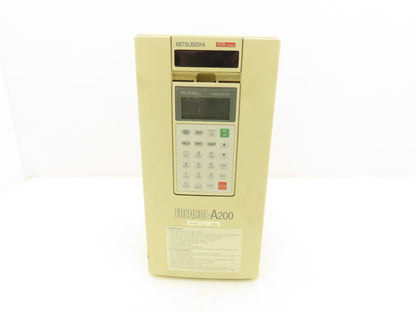 Mitsubishi FR-A240E-2.2K-UL Freqrol-A200 AC Drive 460VAC 6A 3PH 3HP