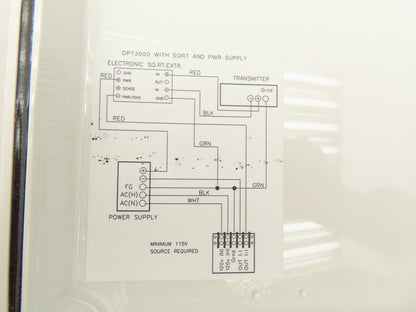 Peek DPT34L11-1.0"WC-PS-SR Electronic Differential Pressure Transmitter 120V