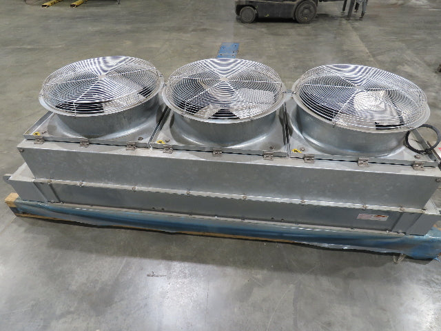 Unifin FORZAIR Transformer Oil Cooling Radiator 240KW 800USGPM 15 PSI 3 Fan