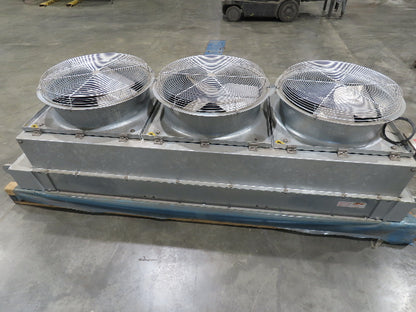 Unifin FORZAIR Transformer Oil Cooling Radiator 240KW 800USGPM 15 PSI 3 Fan