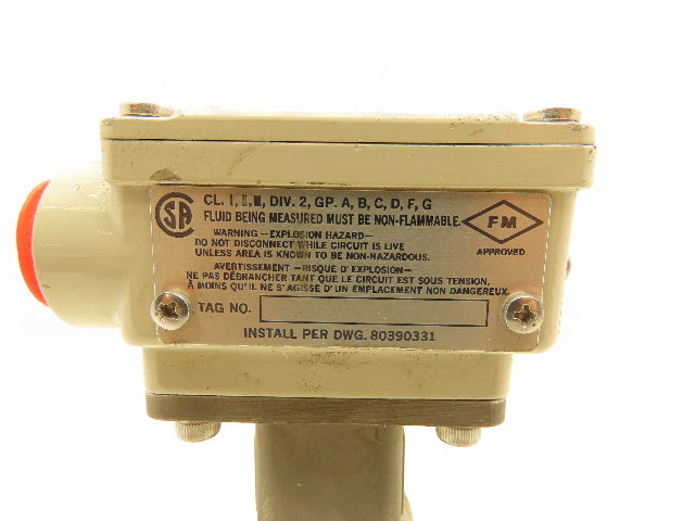 Azbil MGG18D-010P21CS5ACA-XX-Y Flow Tube Meter 2068 KPA 80°C 1/2"NPT