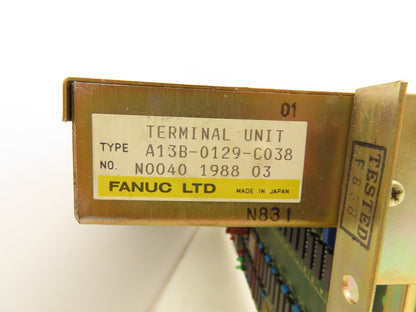 Fanuc A13B-0129-C038 PLC I/O Terminal Unit Module