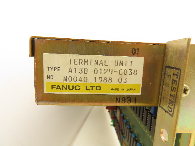 Fanuc A13B-0129-C038 PLC I/O Terminal Unit Module