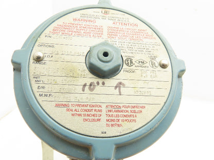 United Electric J120-532 Pressure Switch 50 To 50" WC VAC Explosion Proof 50 PSI