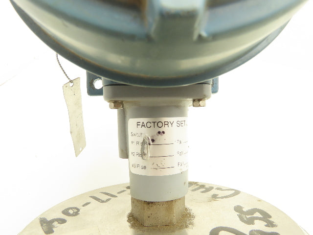 United Electric J120-532 Pressure Switch 50 To 50" WC VAC Explosion Proof 50 PSI