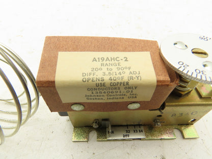 Johnson Controls Temperature Control Switch 20-90°F Trane SWT 0375